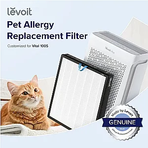Levoit Vital 100S Replacement Filter HEPA-13 Pet Allergy Carbon