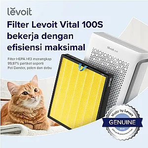 Levoit Vital 100S Replacement Filter Yellow Extra Pet Care Filter